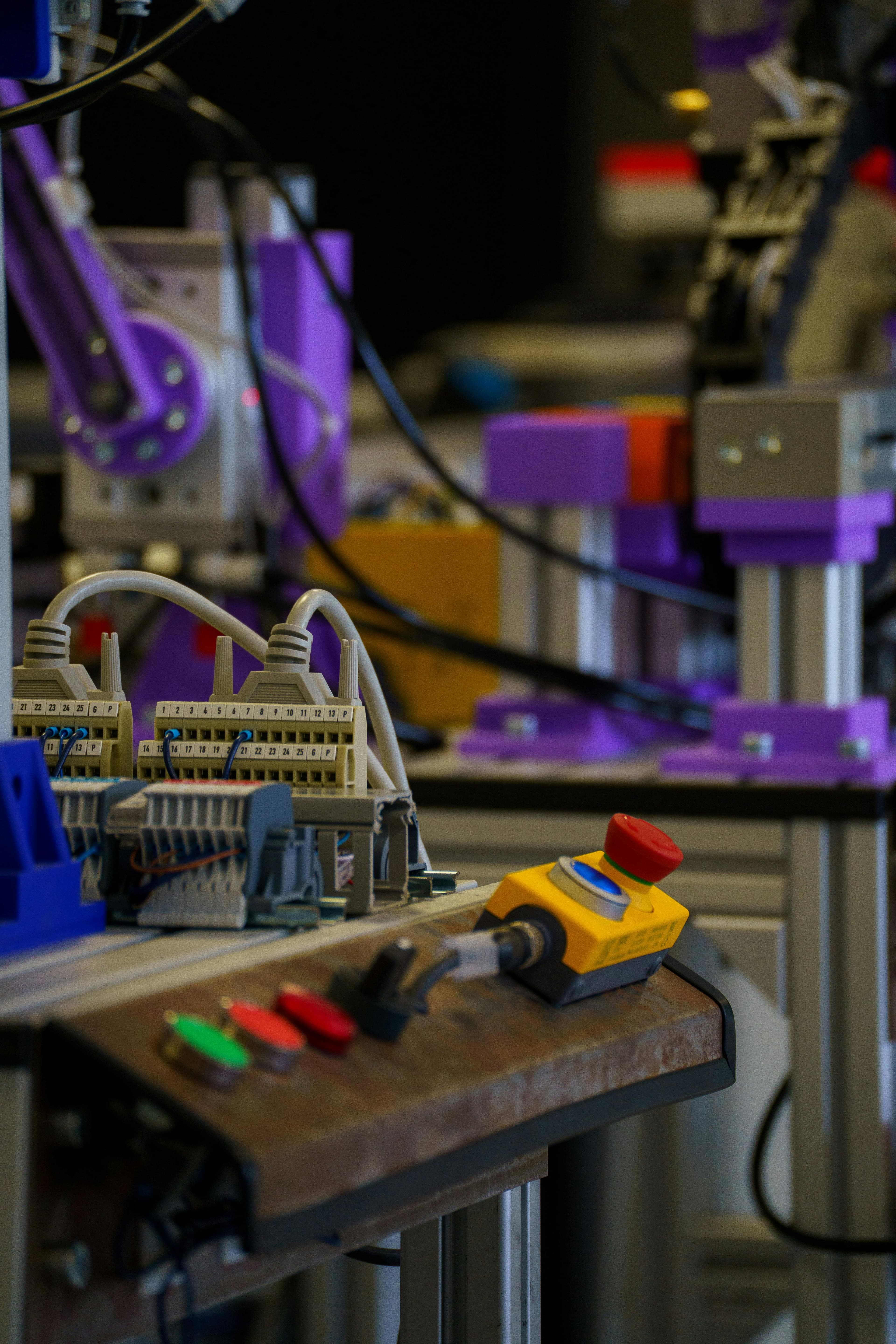 Aplicación industrial en tablero de automatización